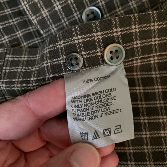 Men’s Halogen Size Large long sleeved button down shirt - Picture 4 of 5